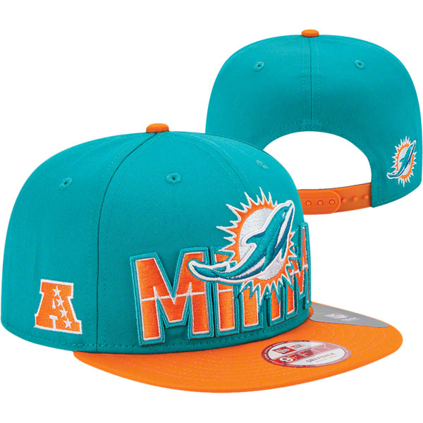 NFL Miami Dolphins NE Snapback Hat #09